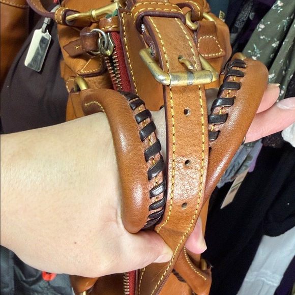 Dooney and Burke Large Satchel Handbag 👜 w/ Crossbody Strap EUC - Picture 13 of 17